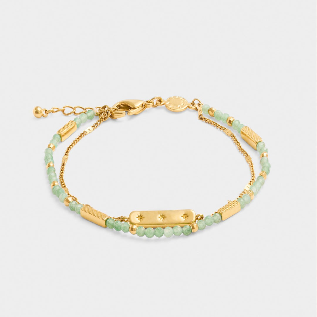 Katie Loxton 'August' Waterproof Gold Birthstone Bracelet KLJ6386