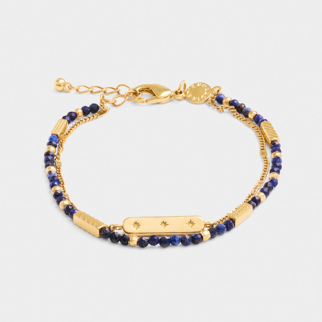 Katie Loxton 'September' Waterproof Gold Birthstone Bracelet KLJ6387