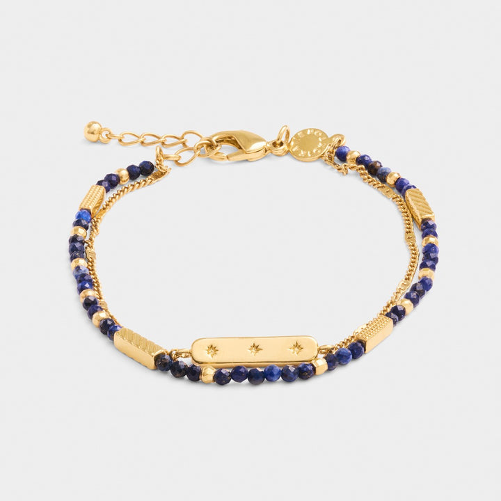 Katie Loxton 'September' Waterproof Gold Birthstone Bracelet KLJ6387