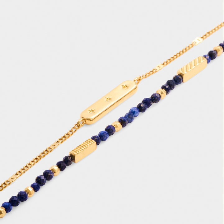 Katie Loxton 'September' Waterproof Gold Birthstone Bracelet KLJ6387