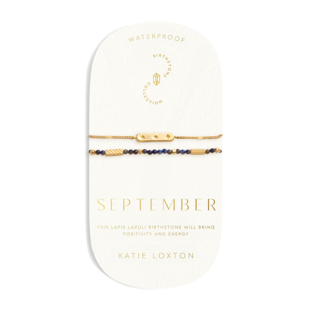 September Waterproof Birthstone Bracelet