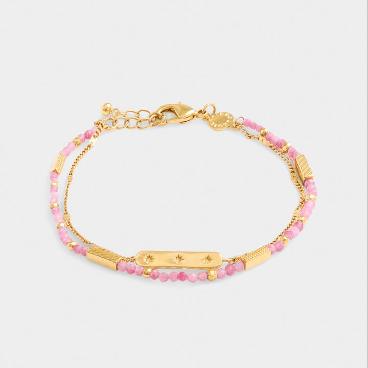 Katie Loxton 'October' Waterproof Gold Birthstone Bracelet KLJ6388