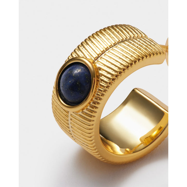 Katie Loxton September Waterproof Gold Birthstone Hoop Earrings. Item code KLJ6428.