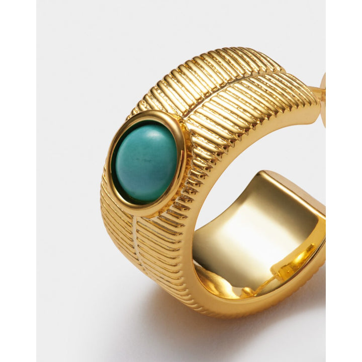 Katie Loxton December Waterproof Gold Birthstone Hoop Earrings. Item code KL6431.