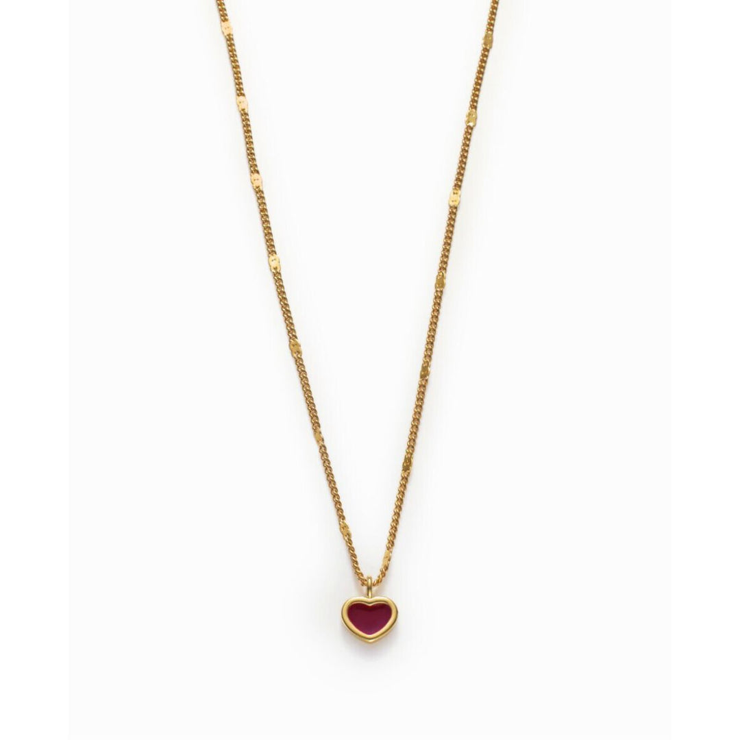 Katie Loxton Rouge Waterproof Gold Heart Necklace