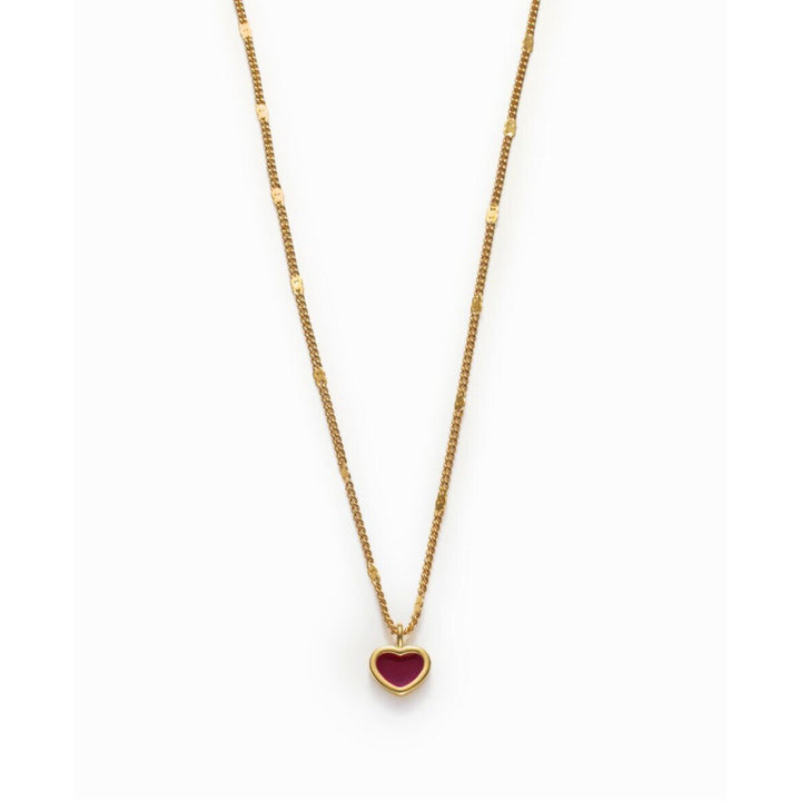 Katie Loxton Rouge Waterproof Gold Heart Necklace