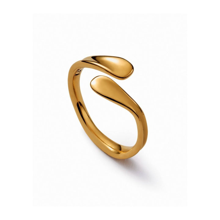 Katie Loxton Molten Luxe Waterproof Gold Wrap Ring. Item code KLJ6438.