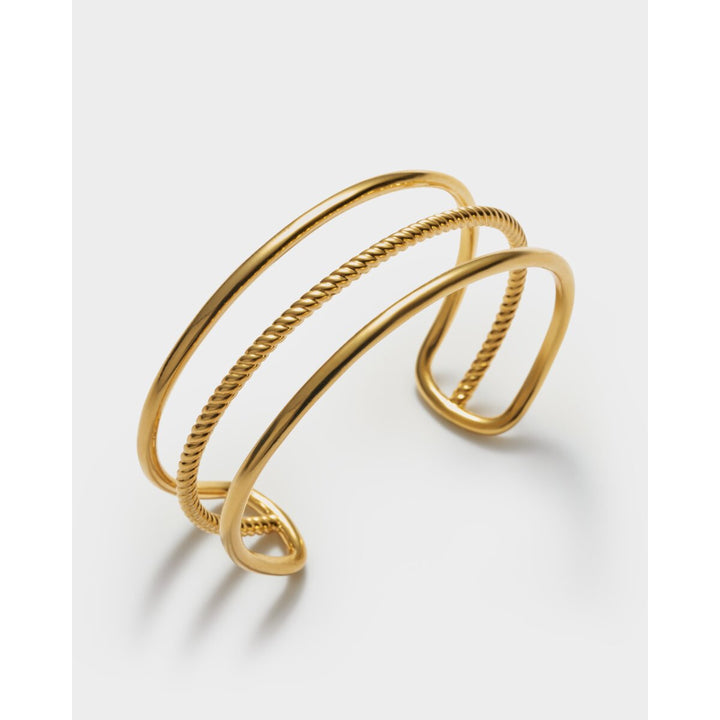 Katie Loxton Laia Waterproof Gold Bangle. Item code KLJ6461.