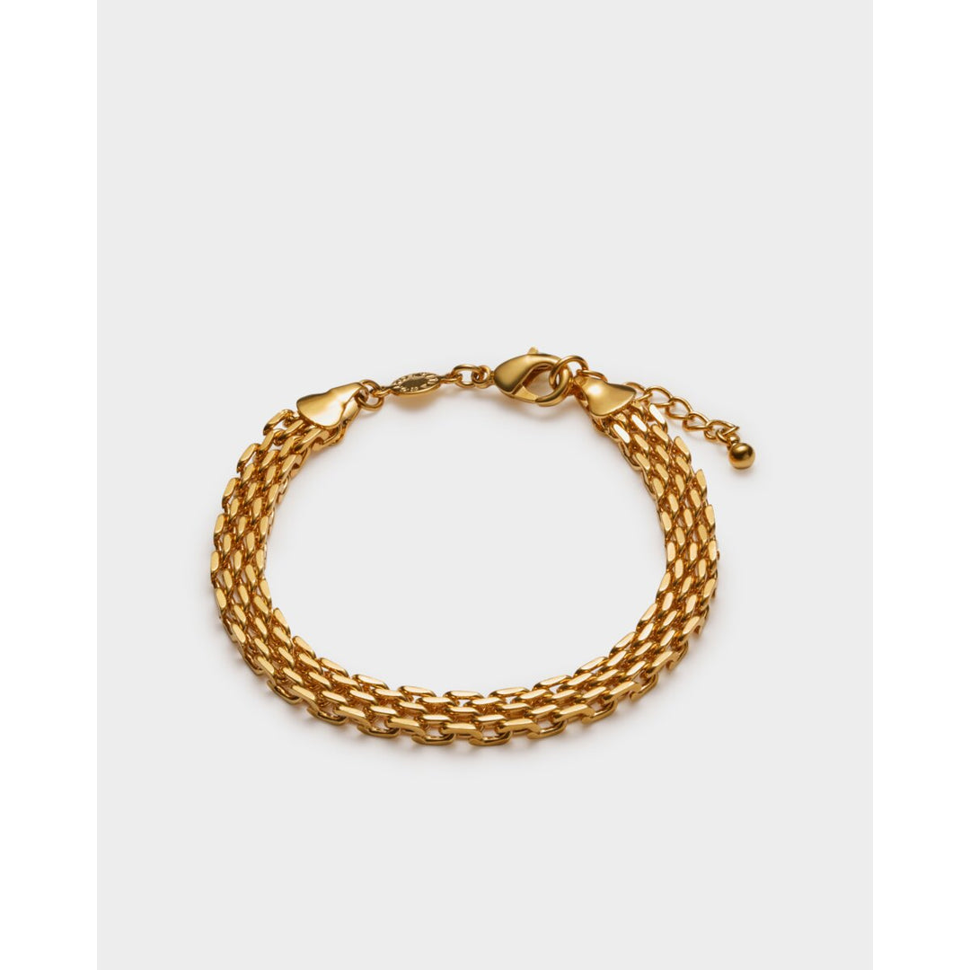 Katie Loxton Braid Chain Waterproof Gold Bracelet