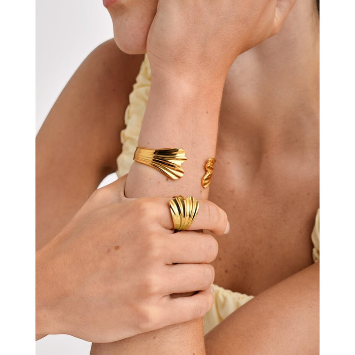 Katie Loxton Floramour Waterproof Gold Bangle