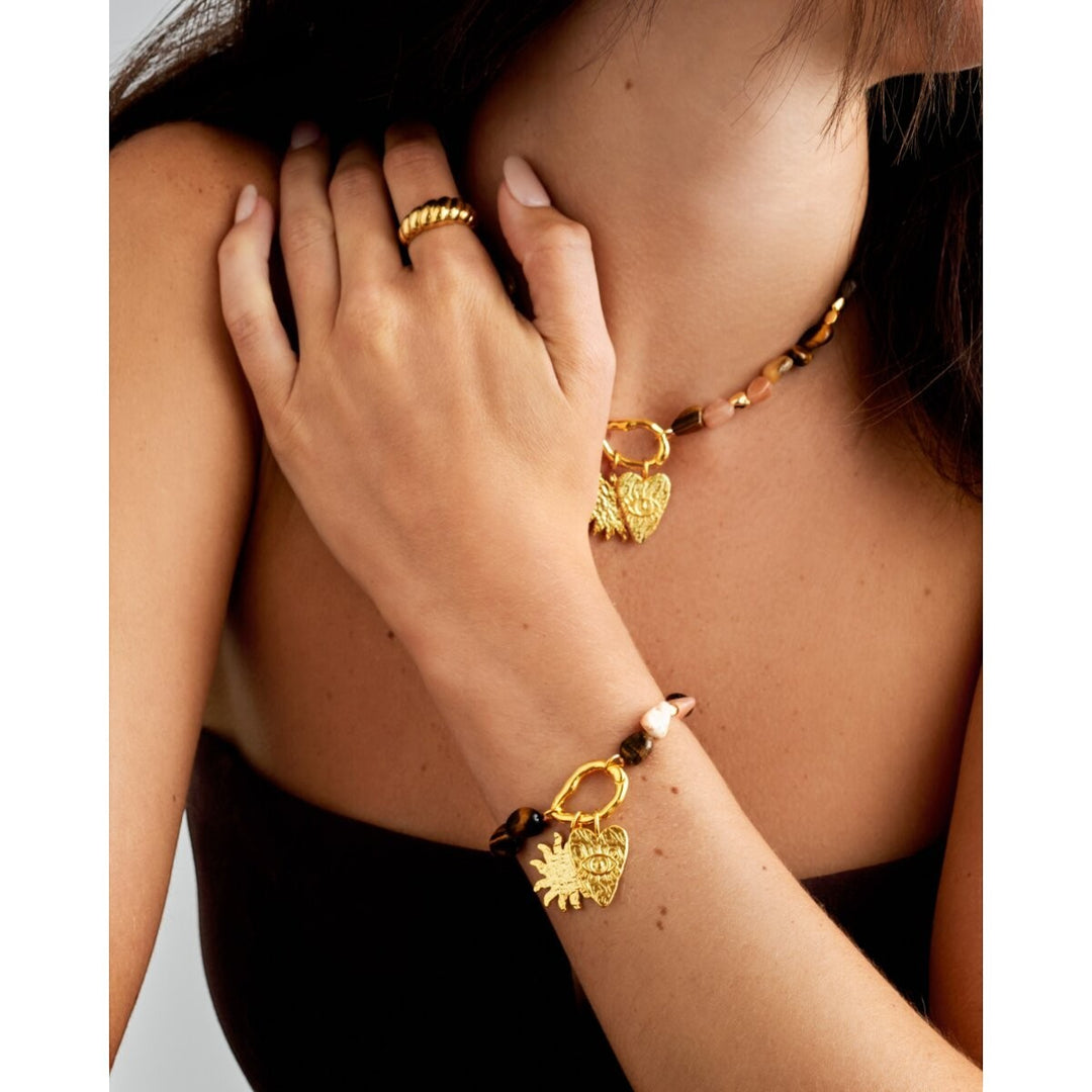 Katie Loxton Sunset Solesi Waterproof Gold Bracelet