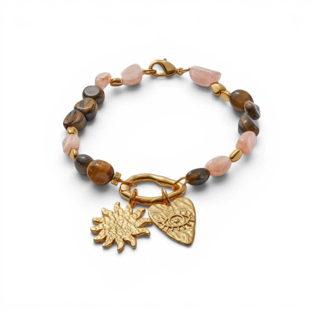Katie Loxton Sunset Solesi Waterproof Gold Bracelet