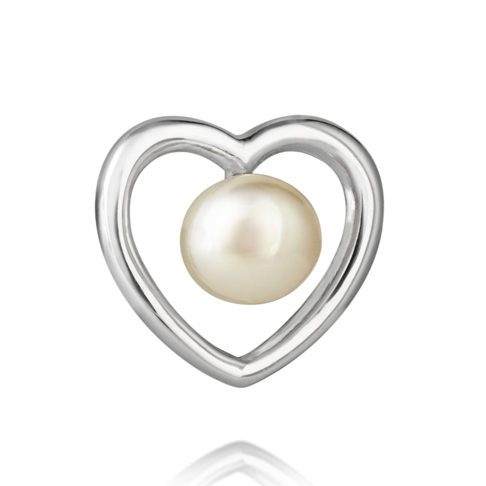 Jersey Pearl Kimberley Selwood Silver and Pearl Earrings 1605761 - close up