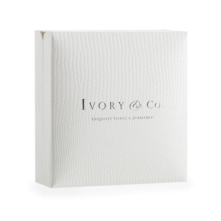 Ivory & Co Marseille Crystal Toggle Rhodium Bracelet