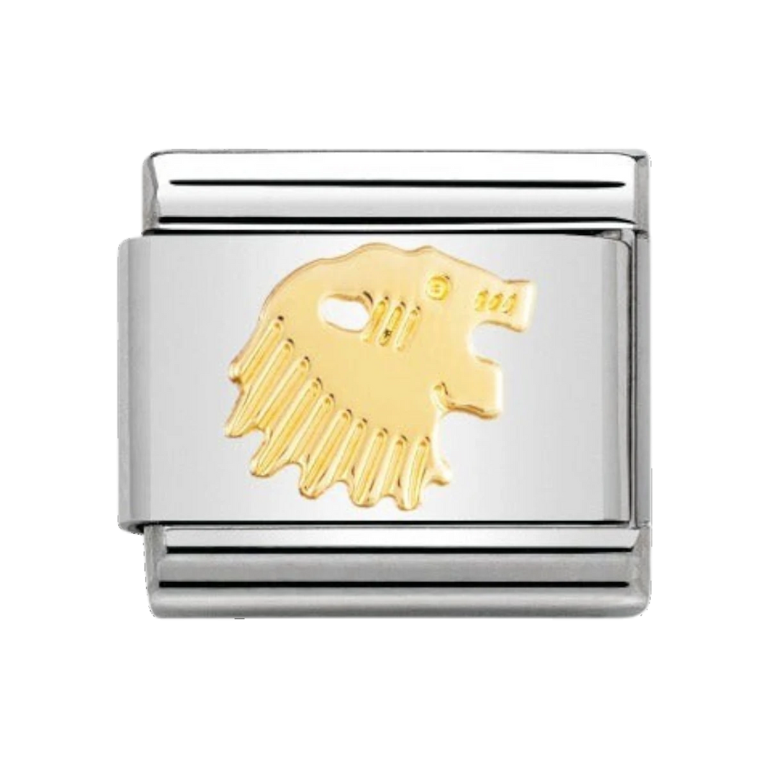Nomination Classic Leo Charm - 18k Gold - 030104/05