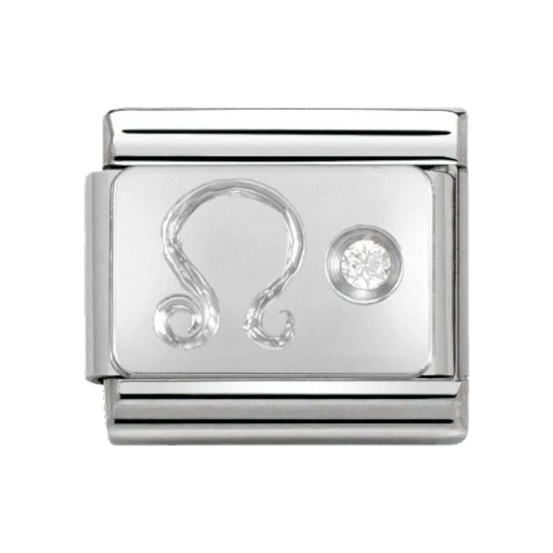 Nomination Silver and Zirconia Classic Leo Charm - 330302/05