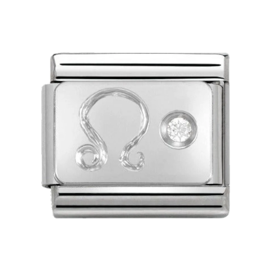 Nomination Silver and Zirconia Classic Leo Charm - 330302/05