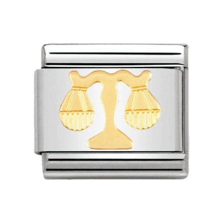 Nomination Classic Libra Charm - 18k Gold - 030104/07