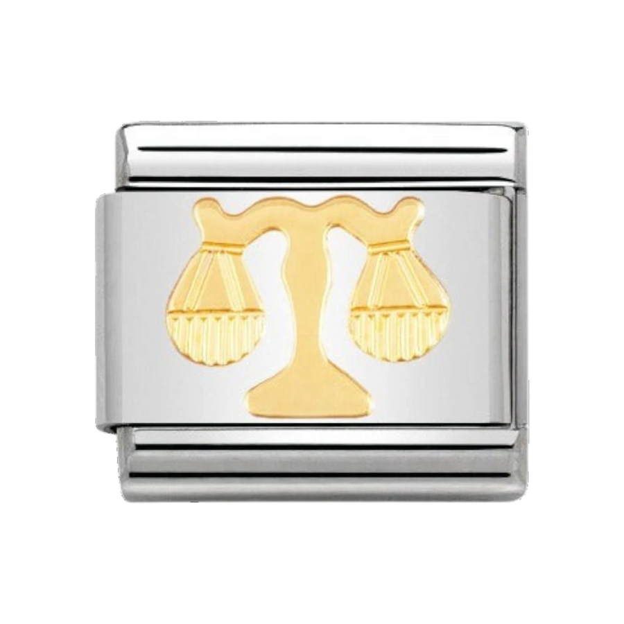 Nomination Classic Libra Charm - 18k Gold - 030104/07
