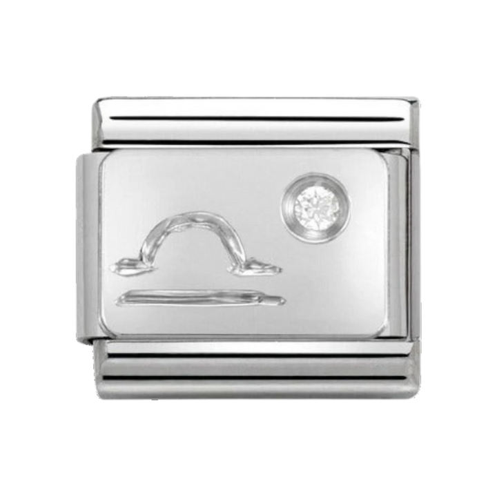 Nomination Silver and Zirconia Classic Libra Charm - 330302/07