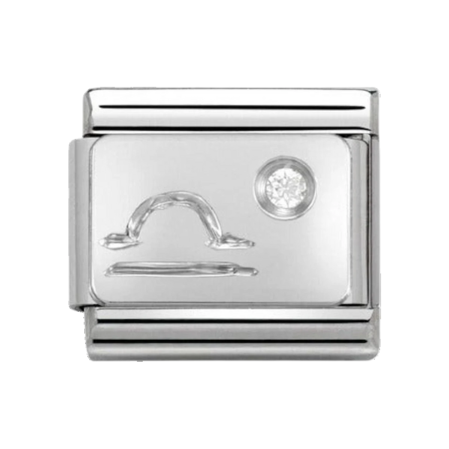 Nomination Silver and Zirconia Classic Libra Charm - 330302/07