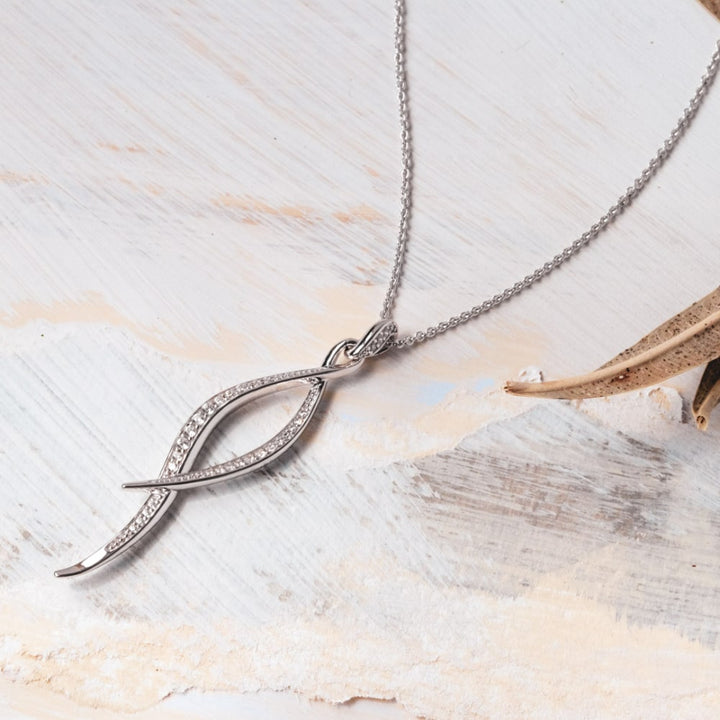Kit Heath Entwine Twine Twist PavÃ© Necklace