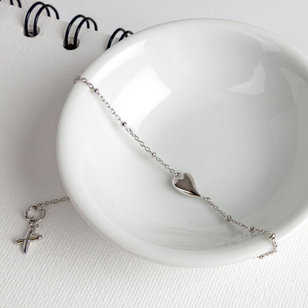 Kit Heath Desire Kiss Mini Heart Ball Chain Bracelet - 70500RP