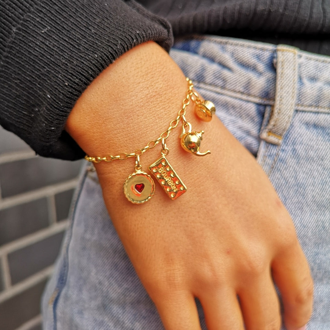 Lily Charmed Teapot Charm Gold - item number CGTP