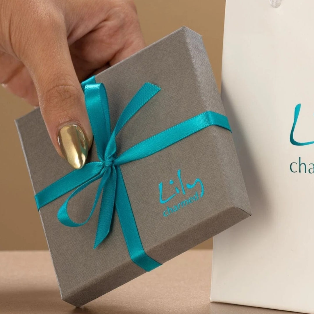 Lily Charmed Chunky Oval Link Charm Gold Bracelet