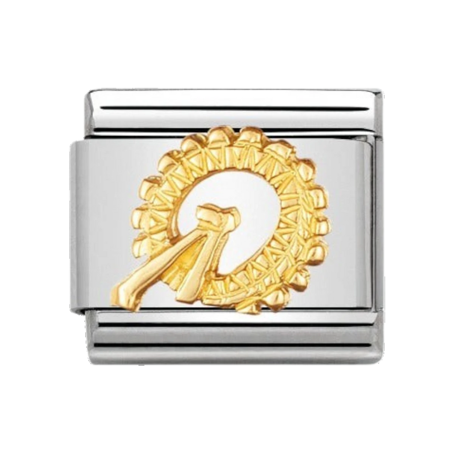 Nomination Classic Monuments London Eye Charm - 18k Gold - 030144/01