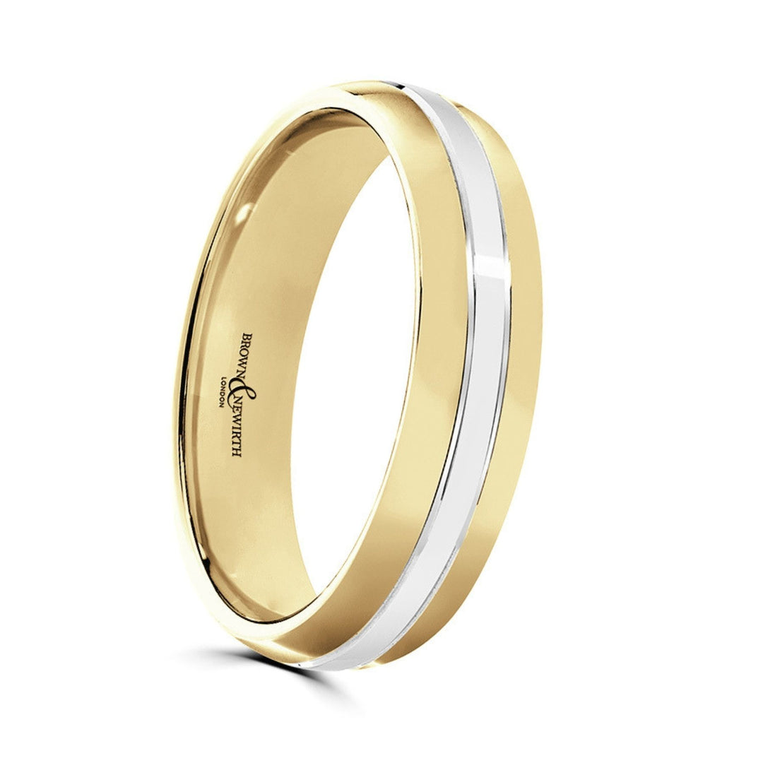 Brown & Newirth 'Lyra' Men's Wedding Ring