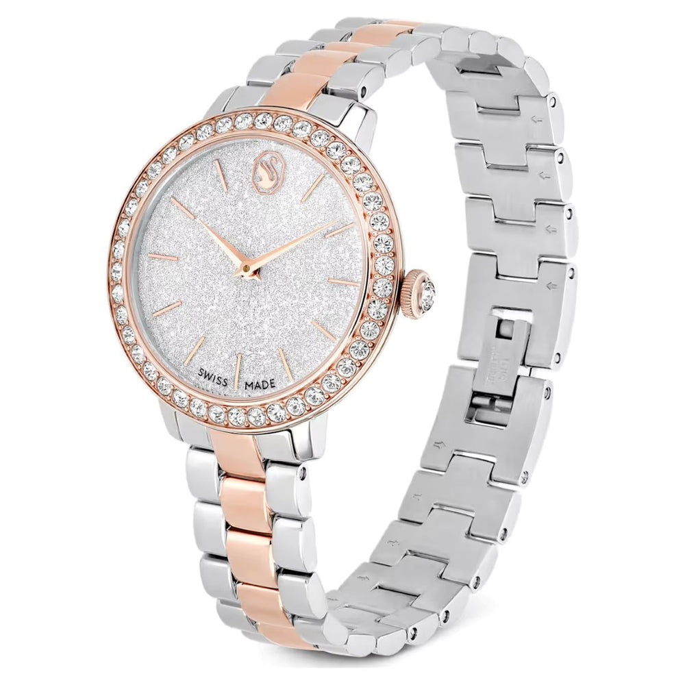 Swarovski Matrix Watch Swiss Made Metal Bracelet - Rose Gold Tone Finish - 5715028