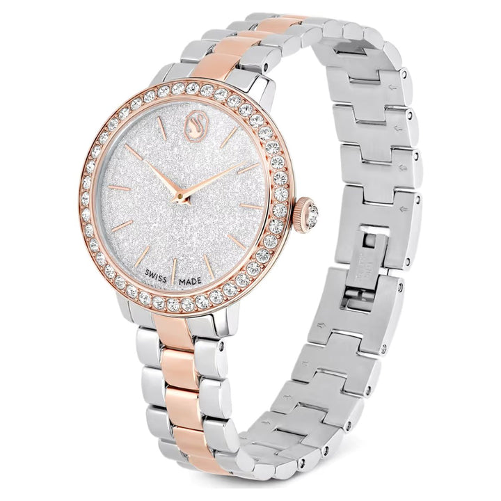 Swarovski Matrix Watch Swiss Made Metal Bracelet - Rose Gold Tone Finish - 5715028