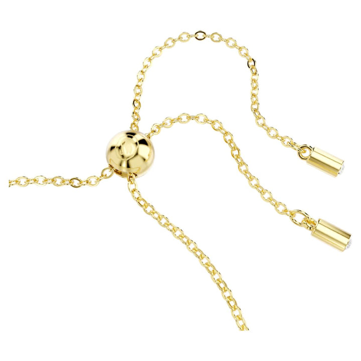 Swarovski Matrix Tennis Bracelet Mixed Cuts - Caramel with Gold Tone Plating - 5730699