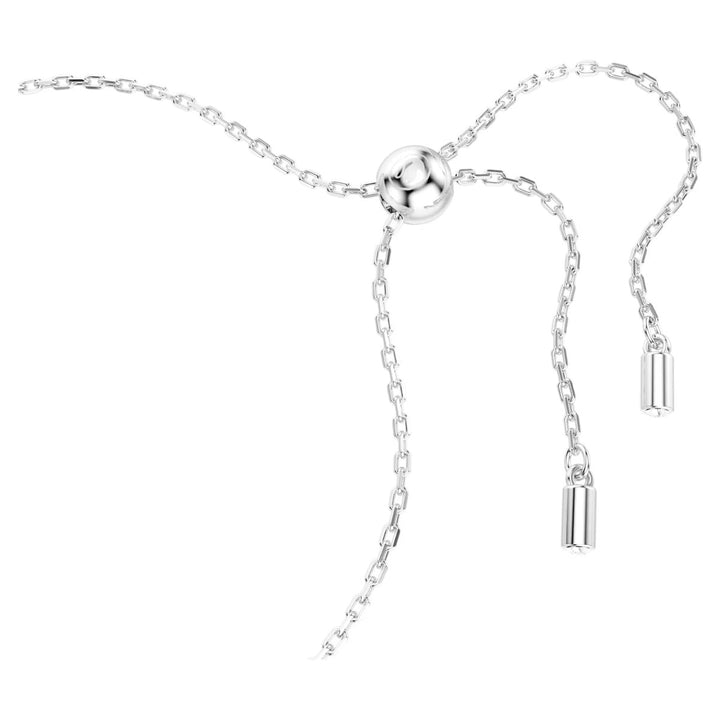 Swarovski Matrix Tennis Bracelet Mixed Cuts Green Rhodium Plated 5693411