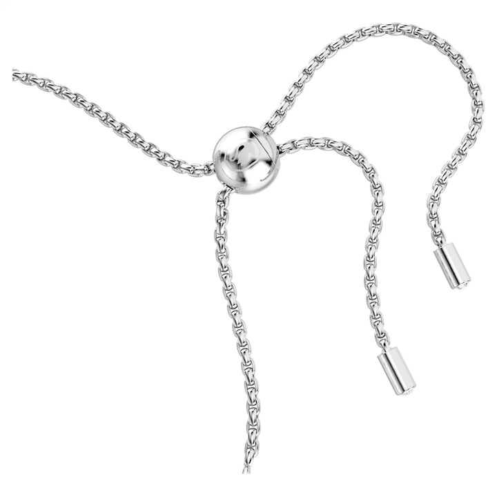 Swarovski Matrix Tennis Slider Bracelet - White with Rhodium Plating 5677813