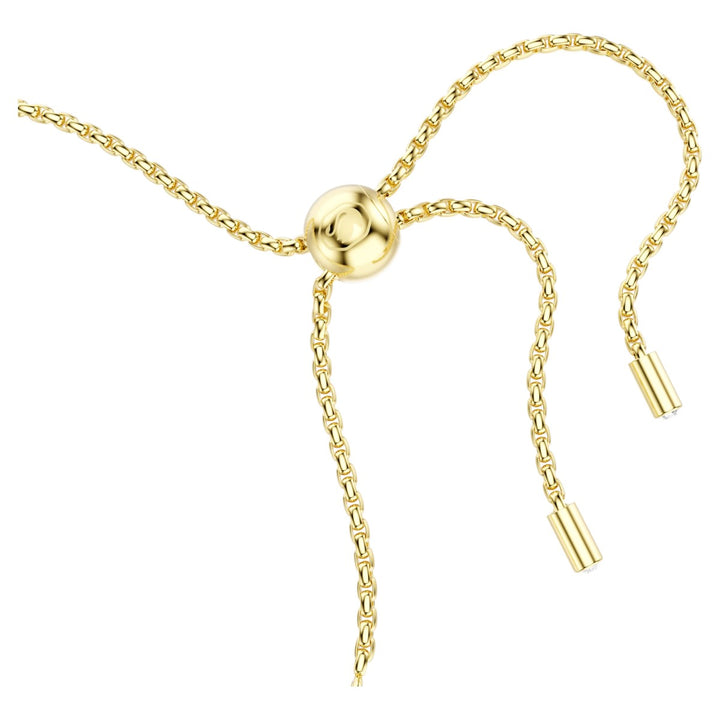 Swarovski Matrix Tennis Bracelet Offset Round Cut - White Gold Tone Plated 5730709