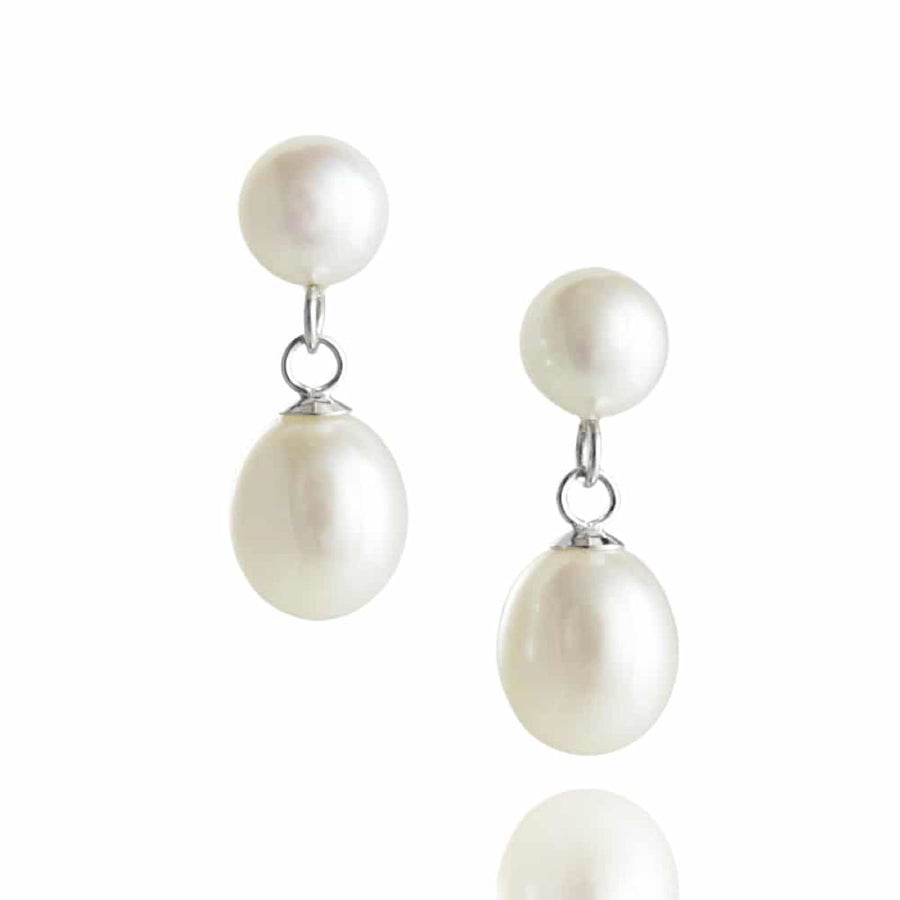 Jersey Pearl Dew Drop Earrings - 1757323
