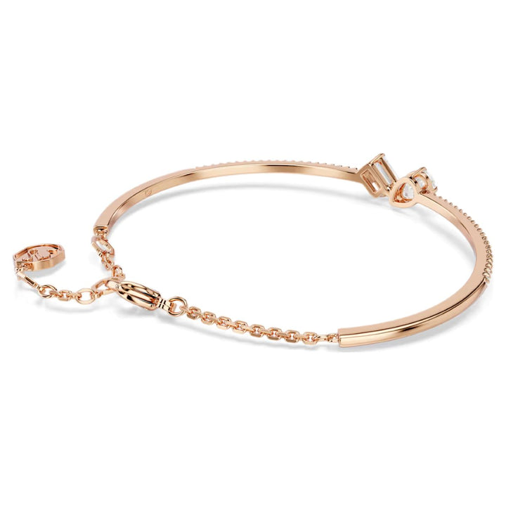 Swarovski Mesmera Bangle Mixed Cuts - White with Rose Gold Tone Plating - 5734247