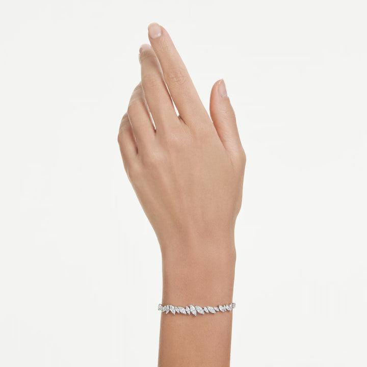 Swarovski Mesmera Bracelet Marquise Cut - White with Rhodium Plating