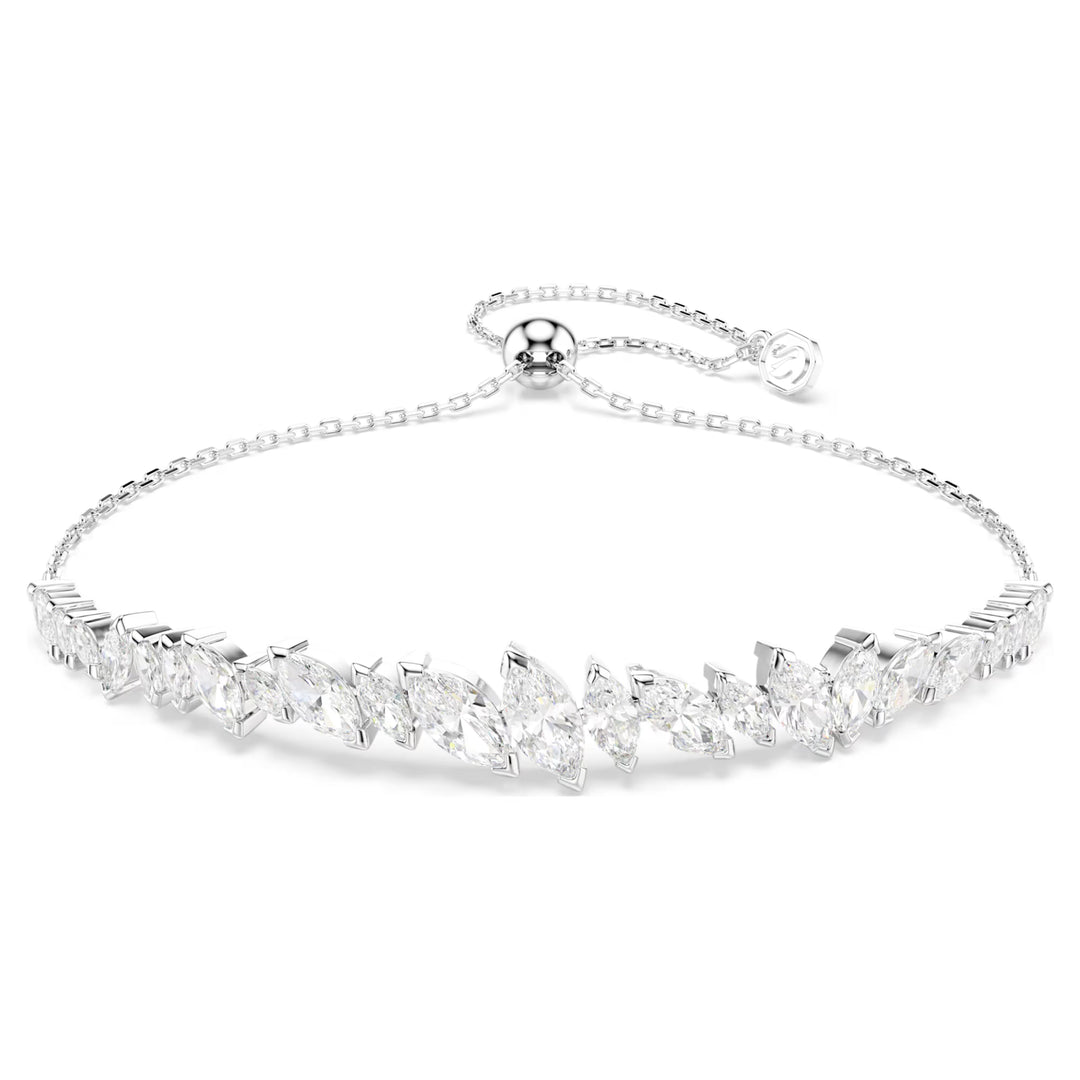 Swarovski Mesmera Bracelet Marquise Cut - White with Rhodium Plating