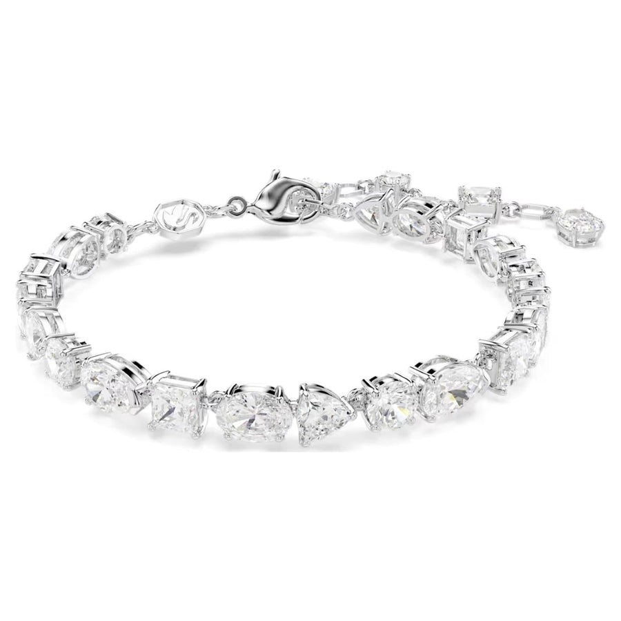 Swarovski Mesmera bracelet Mixed Cuts - White with Rhodium Plating - 5731959