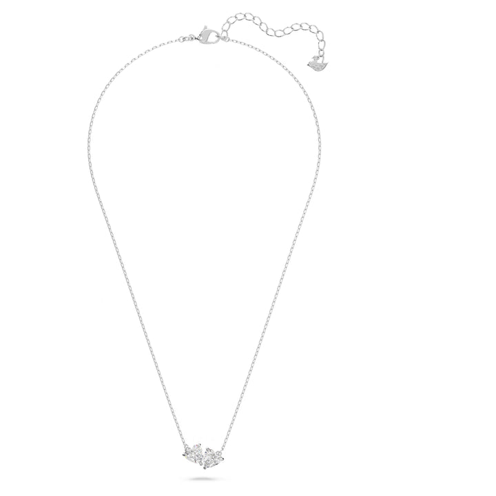 Swarovski Attract Soul Heart Necklace - Rhodium Plating
