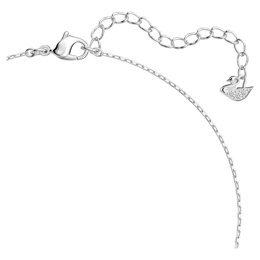 Swarovski Attract Soul Heart Necklace - Rhodium Plating