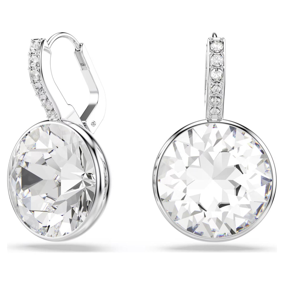 Swarovski Millenia Drop Earrings Round Cut - White with Rhodium Plating 5731149