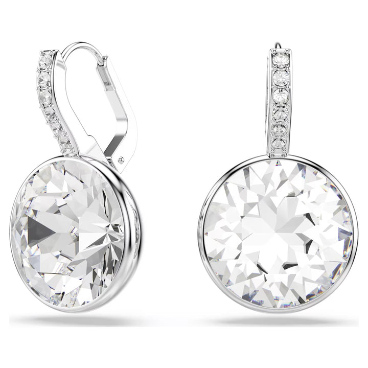 Swarovski Millenia Drop Earrings Round Cut - White with Rhodium Plating 5731149