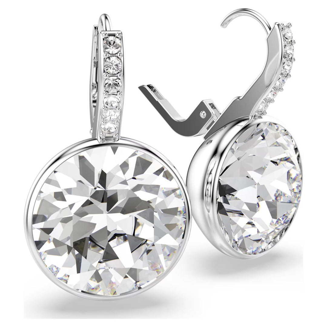 Swarovski Millenia Drop Earrings Round Cut - White with Rhodium Plating 5731149