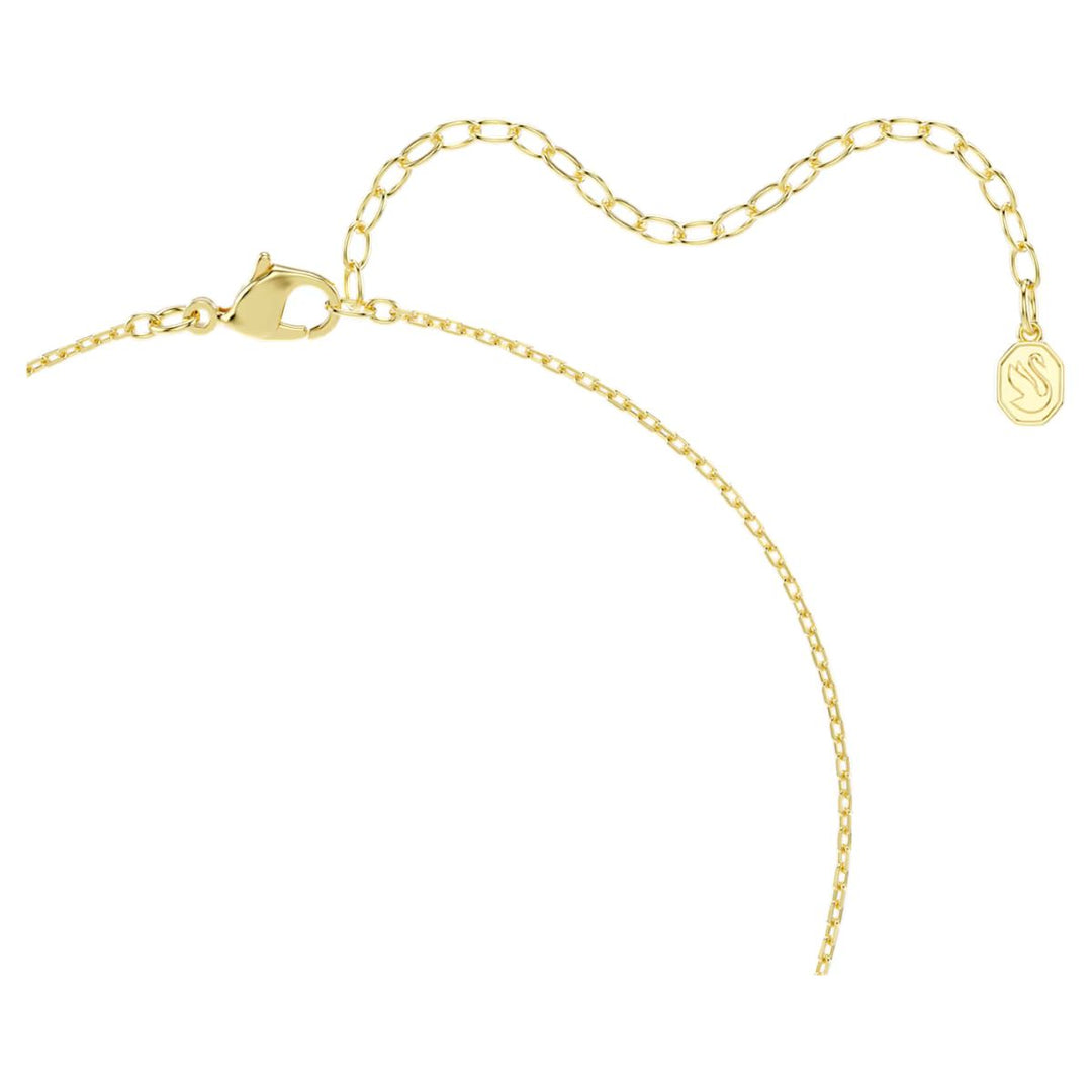 Swarovski Millenia Pendant Cushion Cut - Green 18K Gold Finish