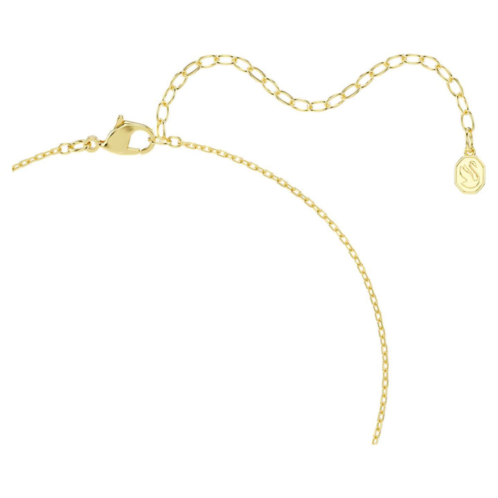 Swarovski Millenia Pendant Cushion Cut - Green 18K Gold Finish