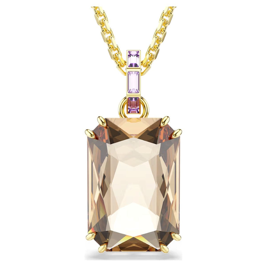 Swarovski Millenia Pendant Octagon Cut - Caramel with Gold Tone Plating - 5725752